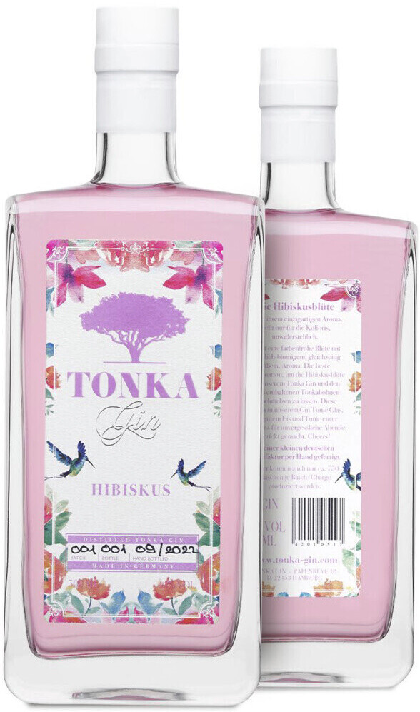 Tonka Gin Hibiskus 0,5l 42% ab 28,75 € | Preisvergleich bei