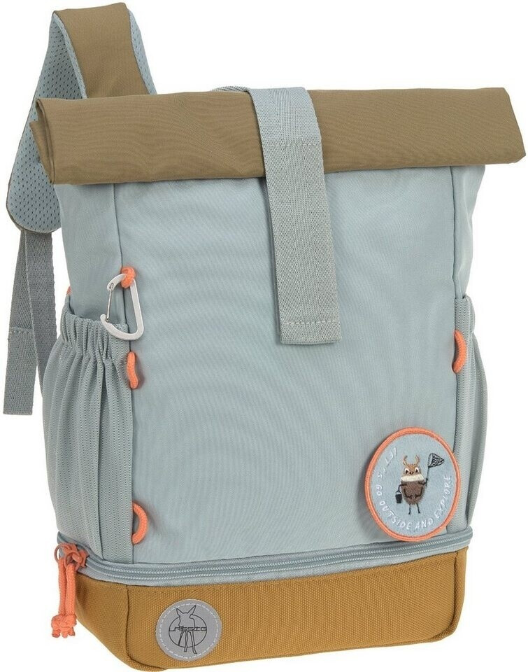 Lässig Pre School Backpack Rolltop Nature light blue