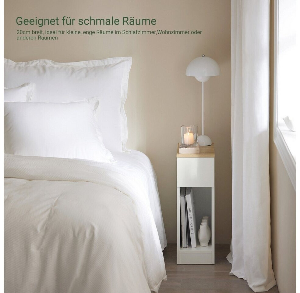 SoBuy Konsolentisch 20x60x35cm weiß 2 Stk. (FBT111-WNx2) ab 81,83 € |  Preisvergleich bei idealo.de