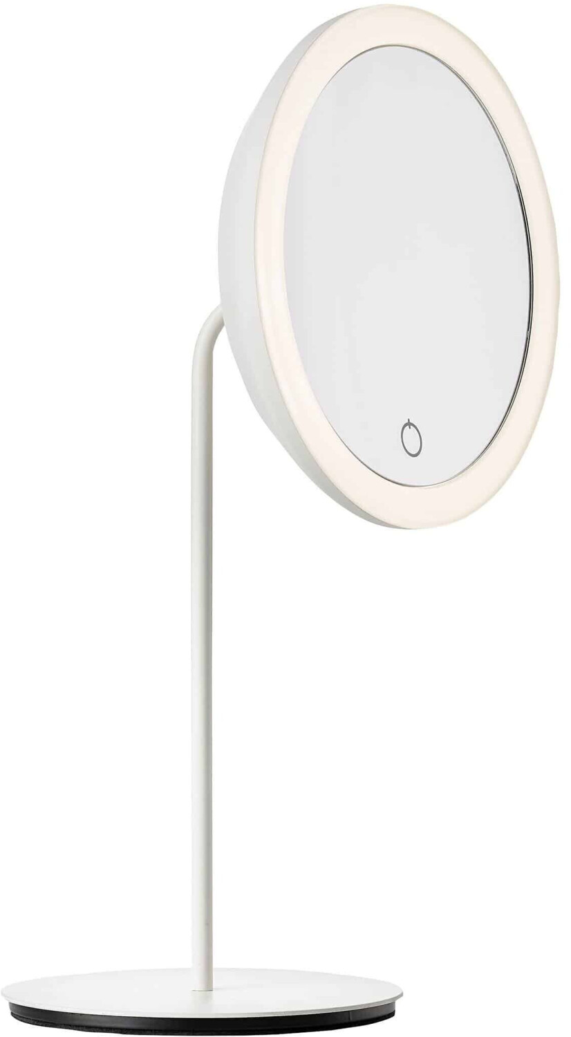 Zone Denmark Cosmetic mirror with 5x magnification and LED lighting Ø 18 cm white