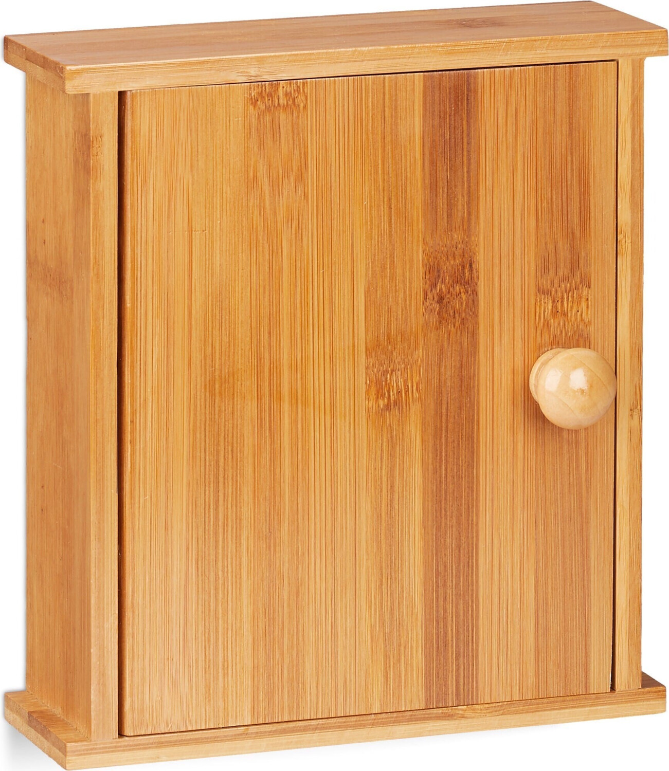 Relaxdays Key box natural with 6 hooks pc.