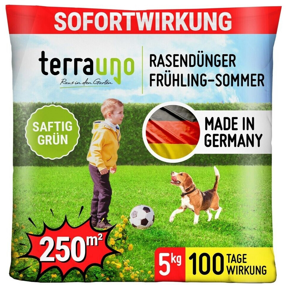 TerraUno Rasendünger FrühjahrSommer 5 kg ab 32,99 € (April 2025 Preise