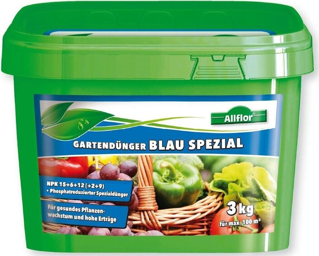 Schomaker Allflor Gartendnger Blau Spezial 3kg 15+6+12 ab 14.99  |  Vergleiche 2 Angebote auf idealo.de