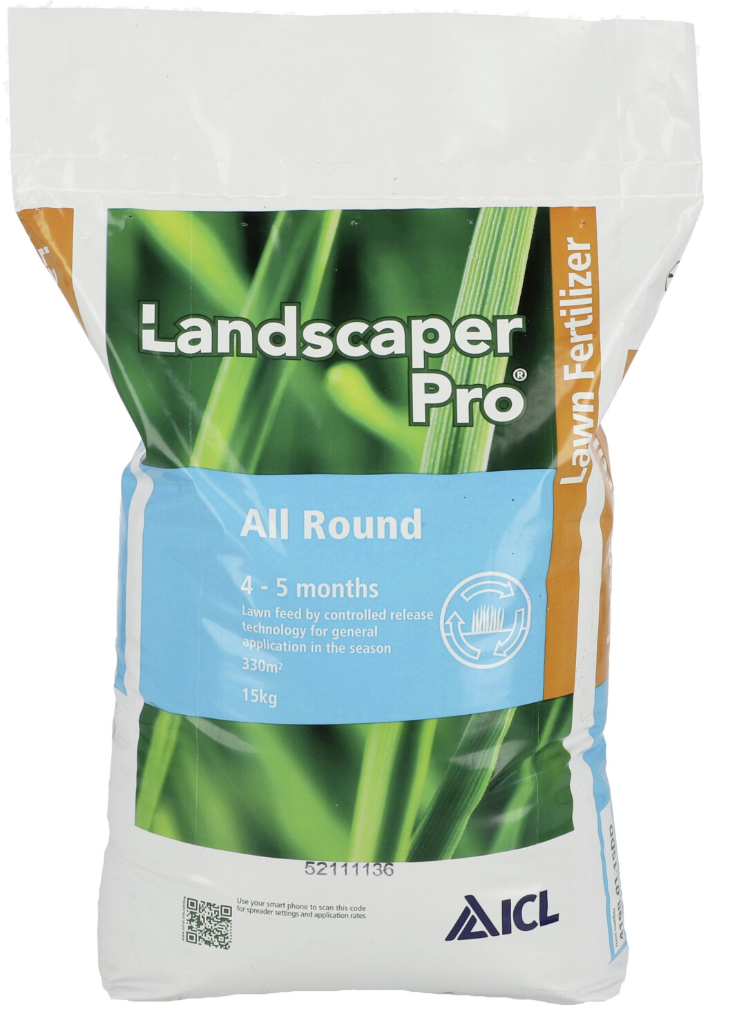 ICL Landscaper Pro All Round Rasendünger NPK 2458 +2MgO 15kg Sack ab