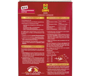 COMPO Rosen LangzeitDünger 2kg Schachtel ab 11,04 € Preisvergleich
