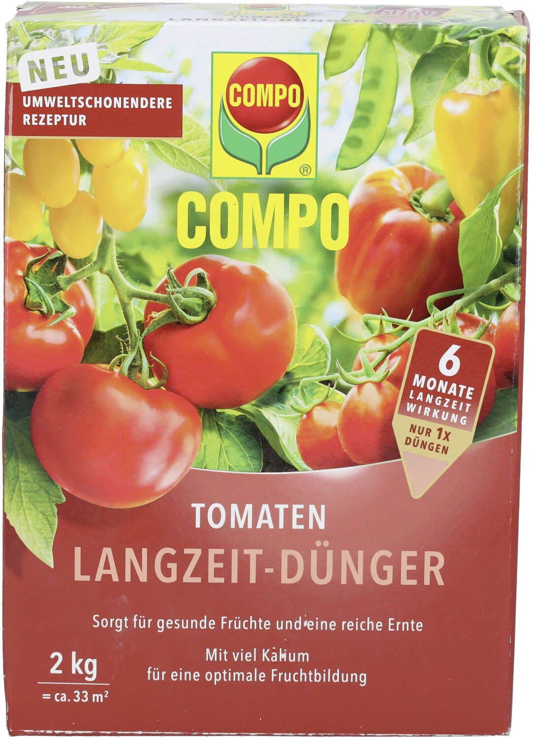 COMPO Tomaten LangzeitDünger Tomaten SpezialLangzeitdünger 2kg