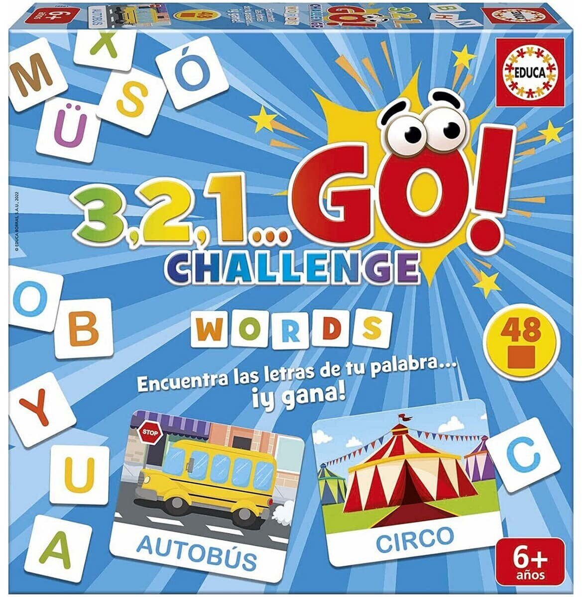 3,2,1… GO! Challenge Words (ES)