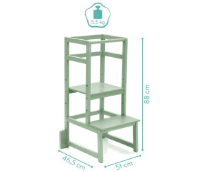 Fillikid Lernturm Hartholz mintgrün - Gr. 90x45 cm ab 67,49 € |  Preisvergleich bei | Standvitrinen
