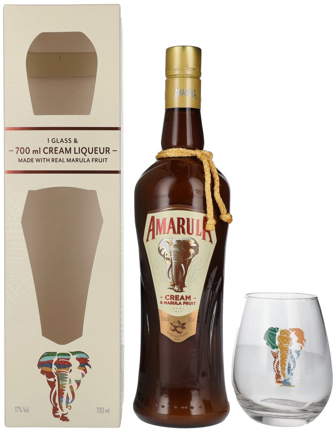 Amarula Cream 0,7l 17% Geschenkset mit Glas ab 29,90 € | Preisvergleich bei
