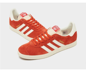 Red and white adidas deals gazelle