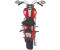 HAKU Wandgarderobe 89901 aus Metall Motorrad rot-schwarz