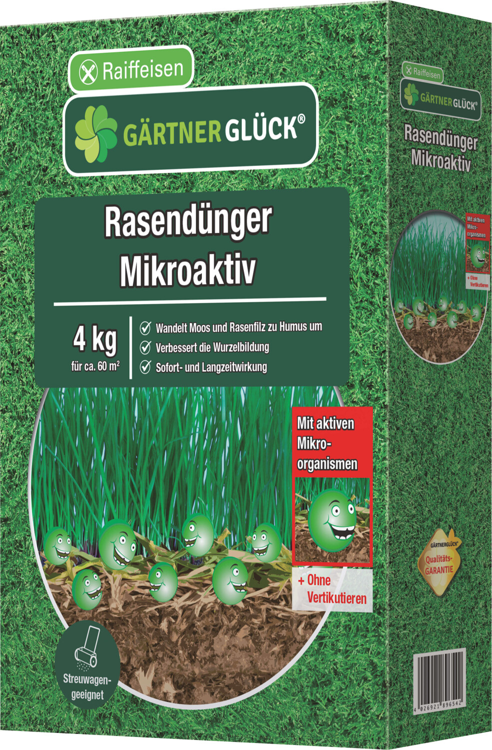 Gärtnerglück Rasendünger Mikroaktiv 4 kg ab 18,99 € Preisvergleich