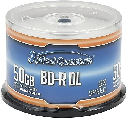 Optical Quantum BD-R DL 50GB 6x bedruckbar (50er Spindel) ab 157,00 ...