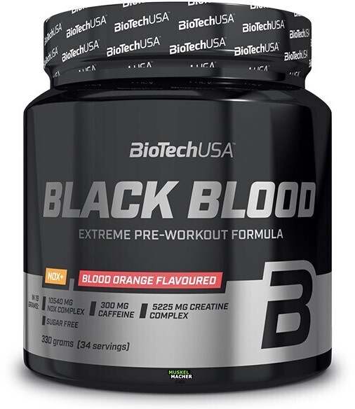 BioTech USA Black Blood Nox+ 330G (6232369) Tropical Fruit