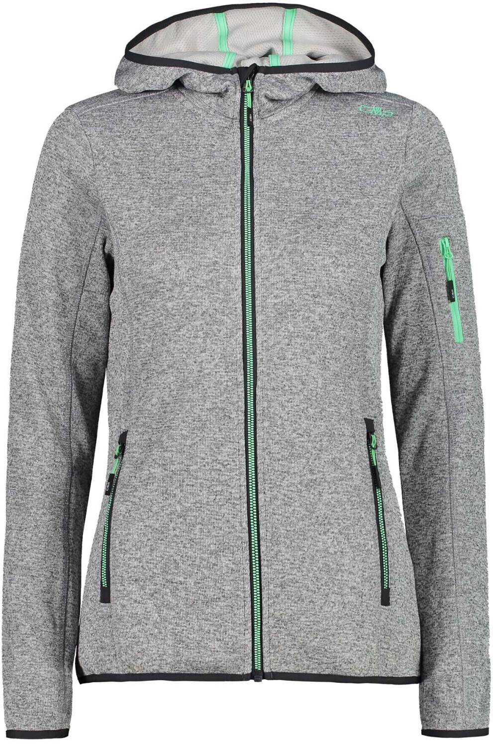 CMP Woman Fix Hood Jacket (30H5856) glacier-cemento 20UG