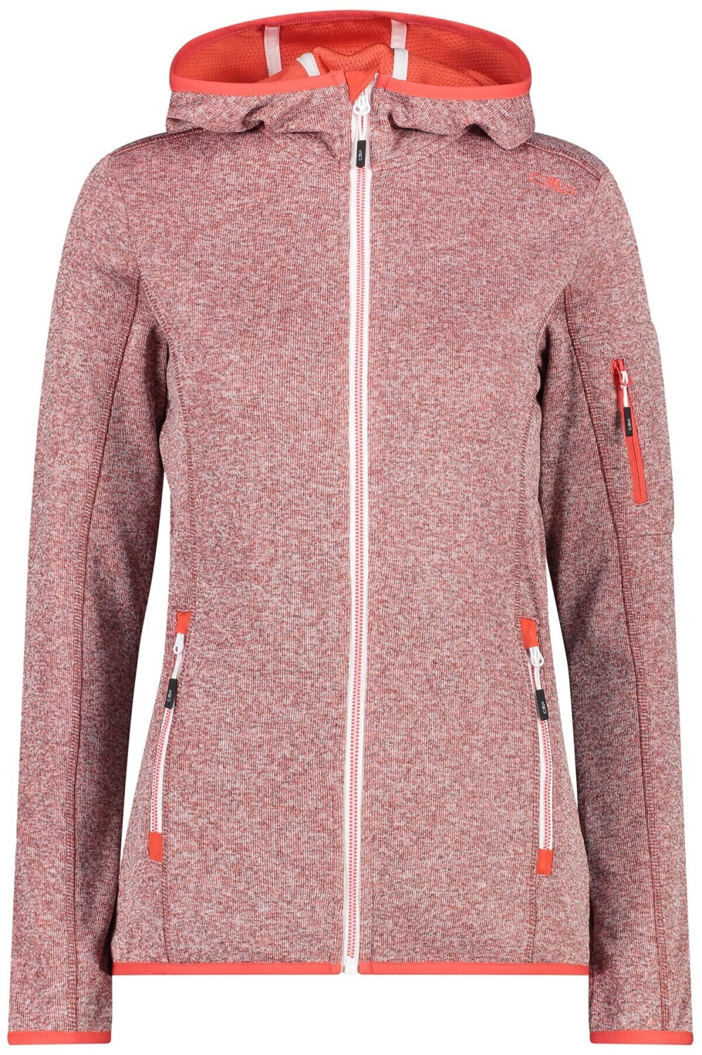 CMP Woman Fix Hood Jacket (30H5856) red kiss-bianco