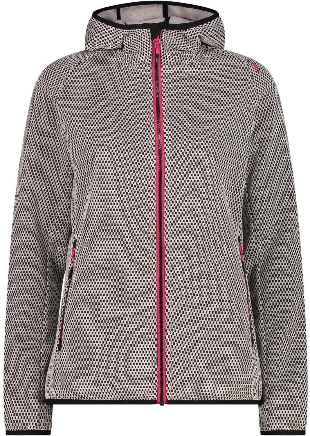 CMP Woman Jacket Fix Hood (32H1926) bone-nero