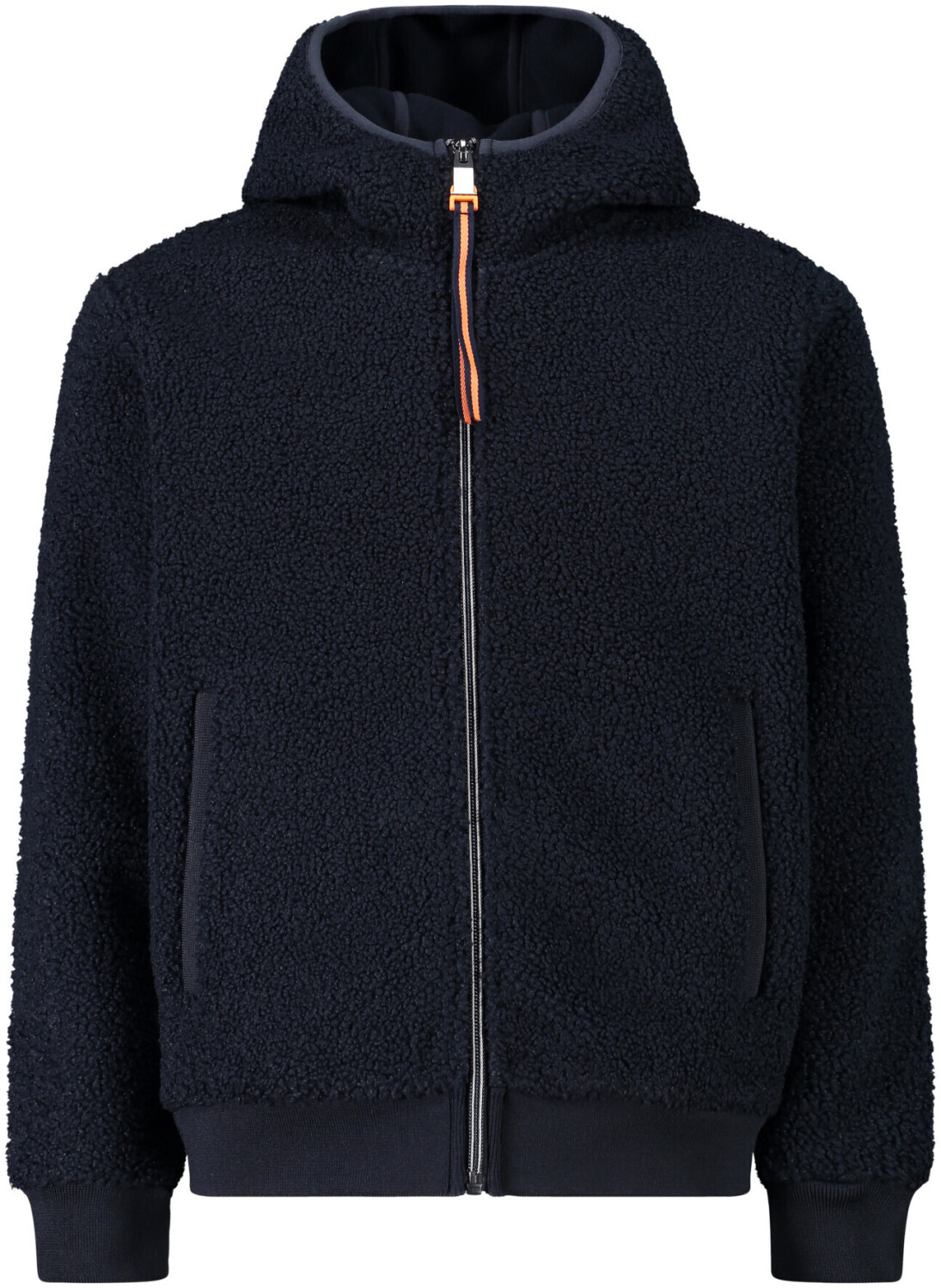 CMP Kid Jacket Fix Hood (32P1294) black blue