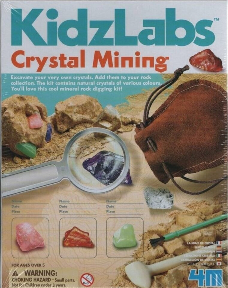 4M Kidzlab - Kit de La Mine de Cristaux
