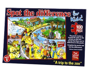 Paul Lamond Games Spot the Difference - A Day at the Zoo
