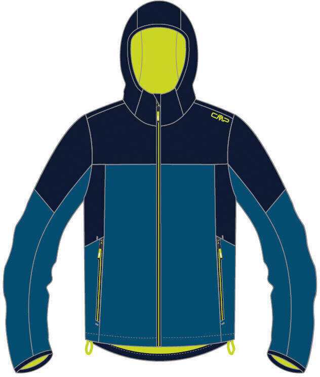 CMP Kid Jacket Fix Hood (33Z5074) dusty blue