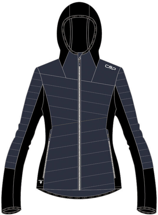 CMP Woman Hybrid Jacket Fix Hood (33Z6026) anthracite