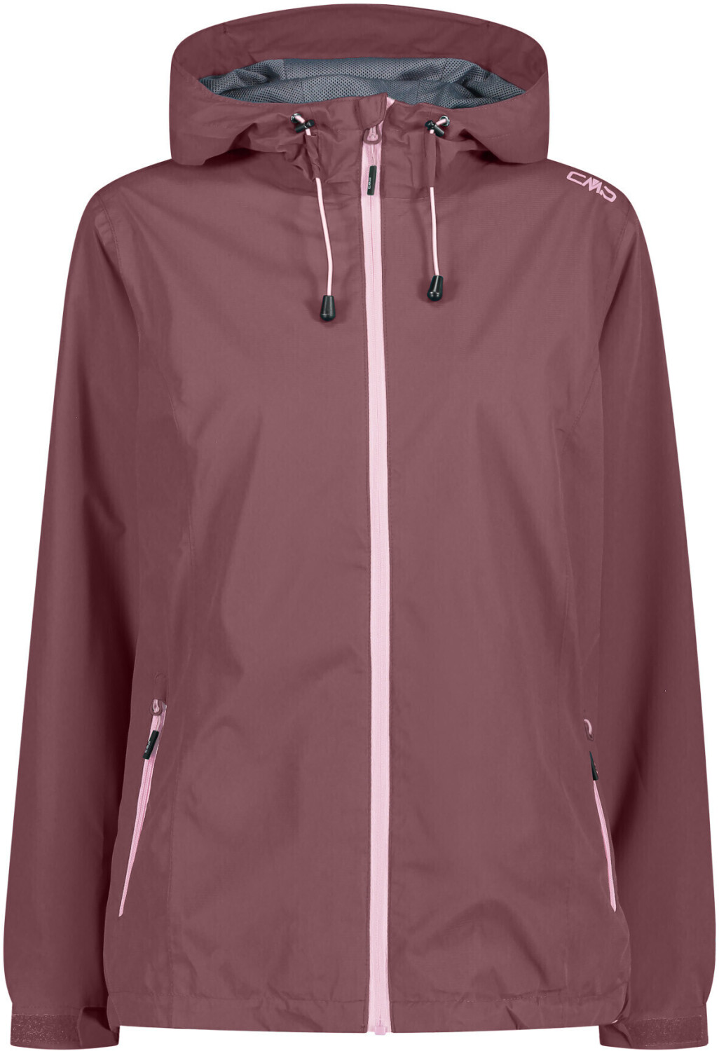 CMP Woman Rain Jacket Fix Hood (39X6636) plum
