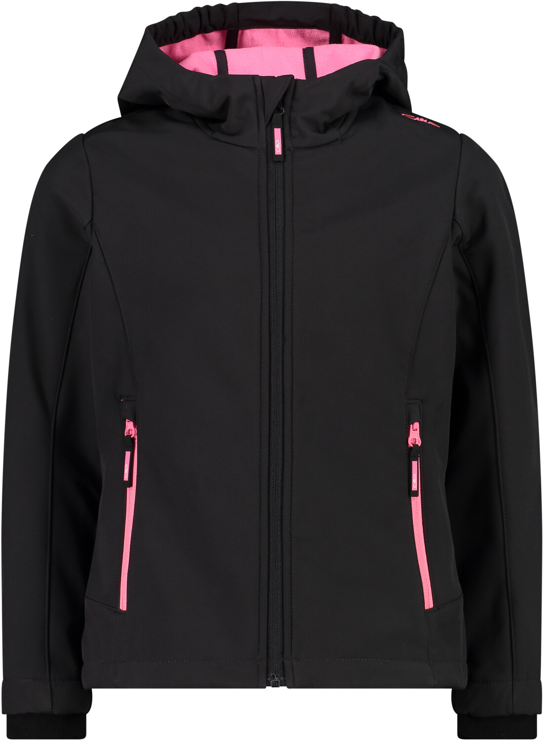 CMP Girl Jacket Fix Hood (3A29385N) antracite-pink fluo