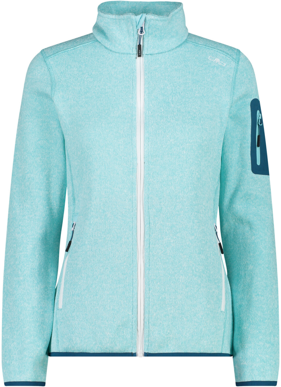 CMP Fleece Jacket Knit-Tech Melange (3H14746) acqua-deep lake