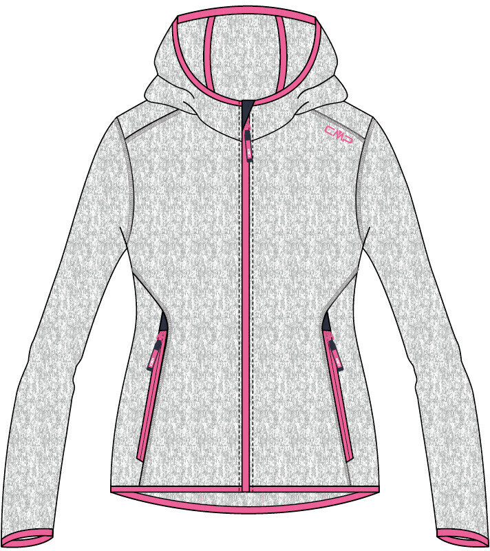 CMP Fix Hood (3H19825) argento-pink fluo