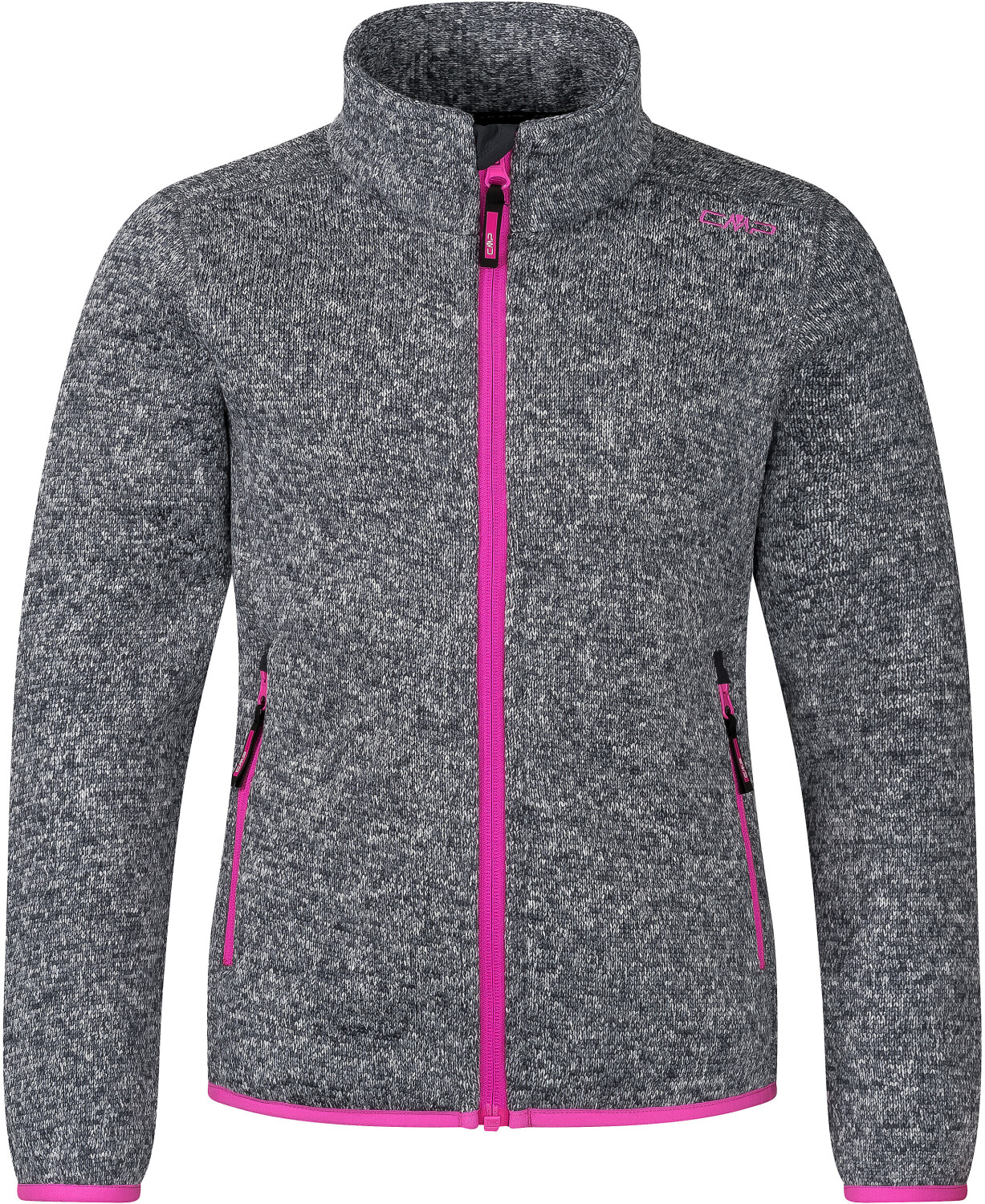 CMP Girl Fleece Jacket (3H19925) titanio-bianco