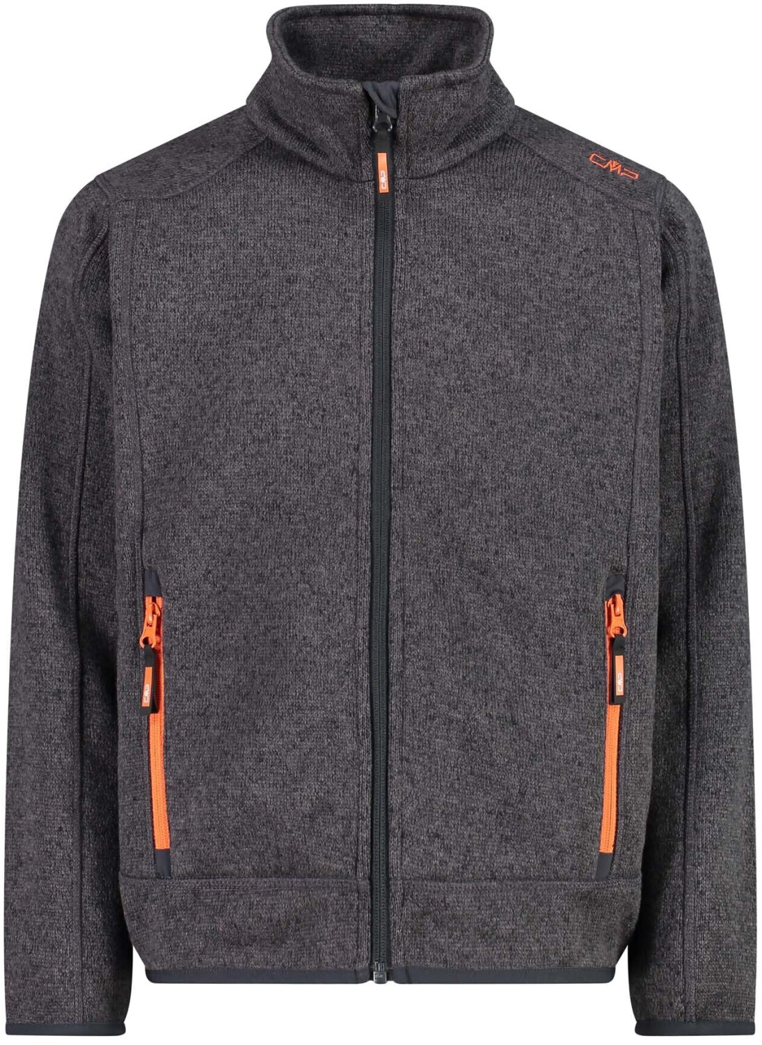 CMP Knitted Jacket (3H60744) nero-flash orange