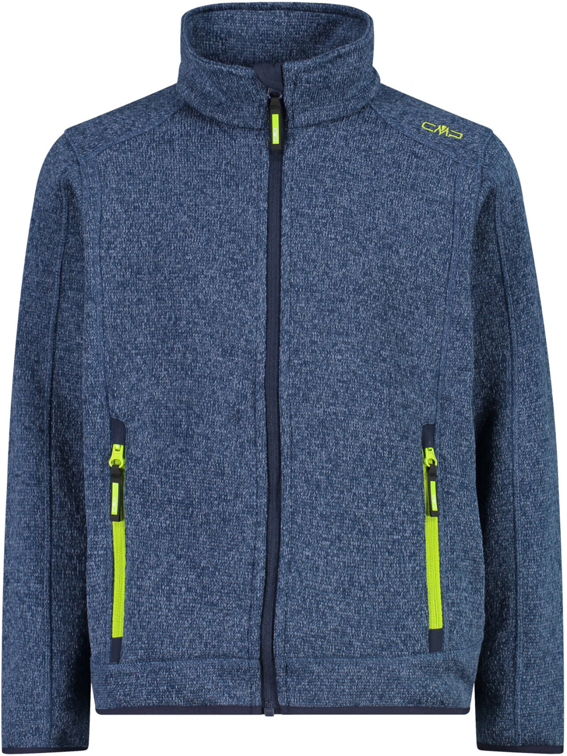 CMP Knitted Jacket (3H60744) blue-limegreen