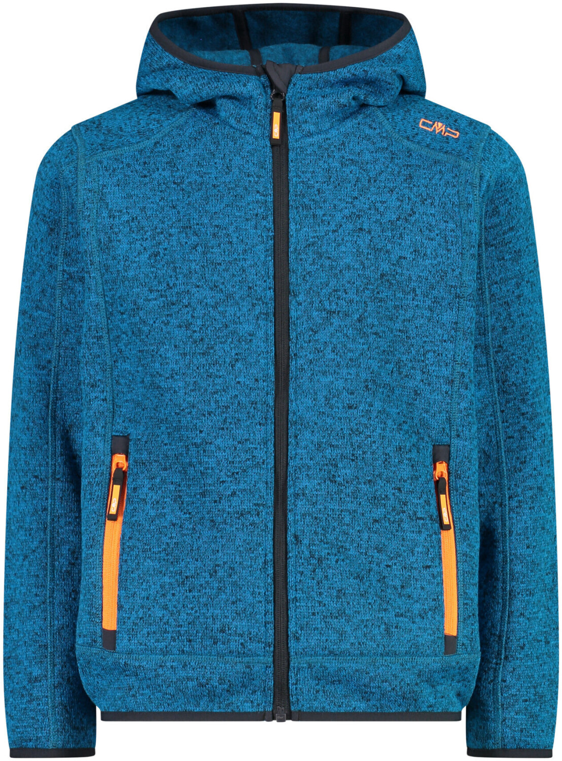 CMP Boy Fleece Jacket Fix Hood (3H60844) reef-antracite