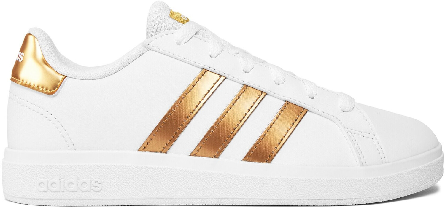 Adidas Grand Court Sustainable Lace Kids cloud white cloud white matte gold GY2578 ab 17 99 Preisvergleich bei idealo
