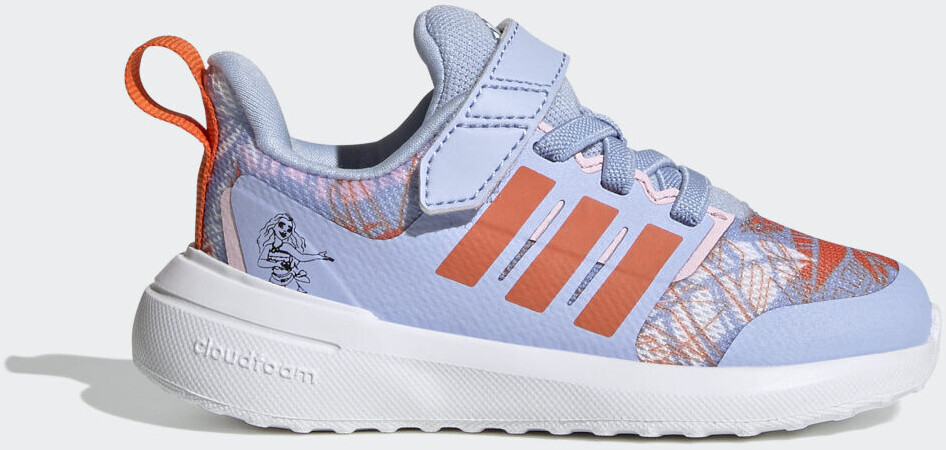 Adidas x Disney FortaRun 2.0 Vaiana Cloudfoam Elastic Lace Top Strap Kids blue dawn/semi impact orange/clear pink (HP8998)