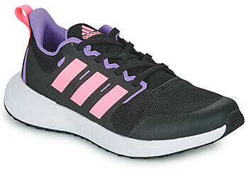 Adidas neo cloudfoam black and pink top