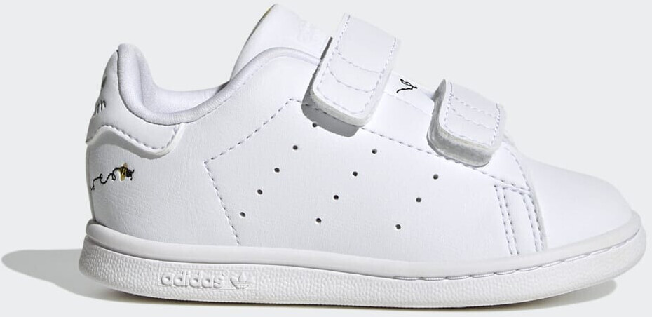 Adidas Stan Smith Kids cloud white green shock purple HP6211 a