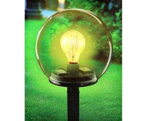 LED Solar Gartenstecker SONNENBLUME - H: 1,25m - Lichtsensor - grün/gelb