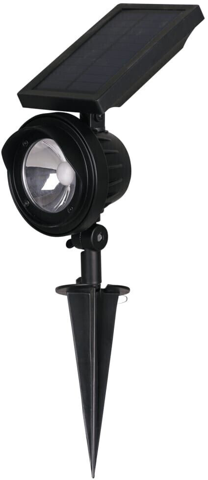 Luxform Intelligente Hybride LEDGartenSolarlampe Texas Schwarz
