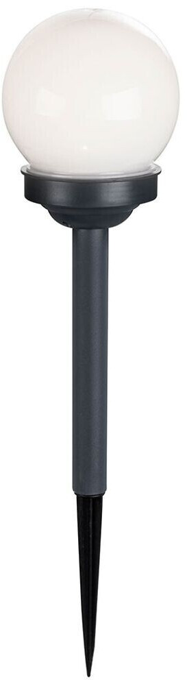 ETC Shop Ball lamp solar 10cm small H 38cm set of 9