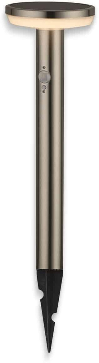 Optonica OPT 9335 LED solar lamp ground spike silver IP44 motion detector
