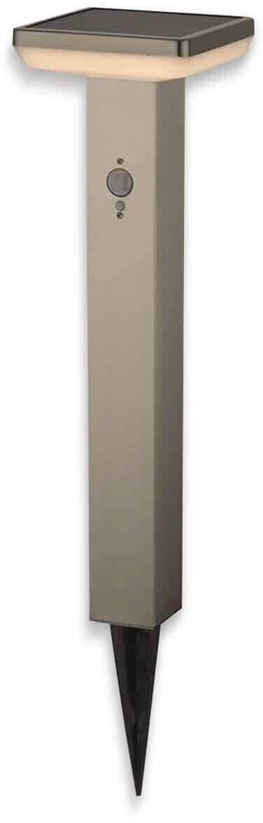 Optonica OPT 9338 LED solar lamp ground spike silver IP44 motion detector