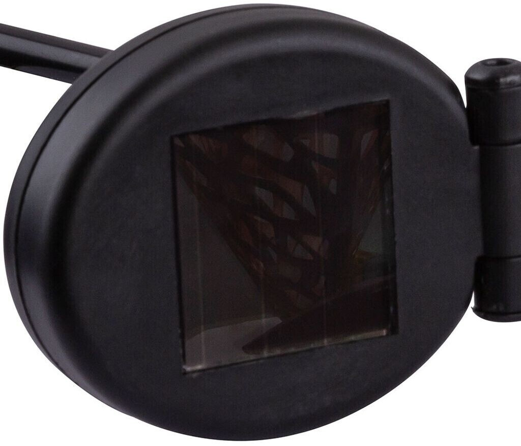 ETC Shop Solar lamp flame with ground spike and light effect crackle glass 10x LED warm white H 90cm set of 2