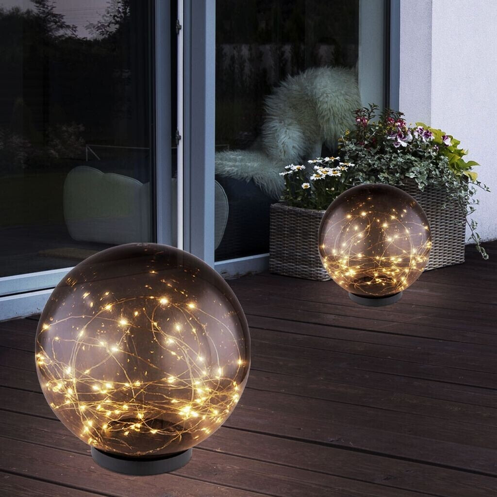 ETC Shop Solar ball smoke with ground spike smoke, 50x LED 0.06W LED DxH 20x10cm