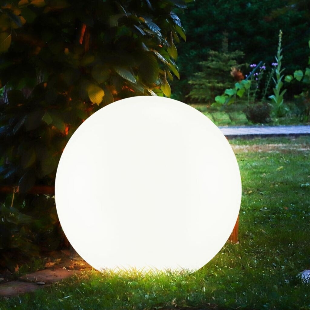 ETC Shop 20cm spherical lamp solar H 62cm set of 8