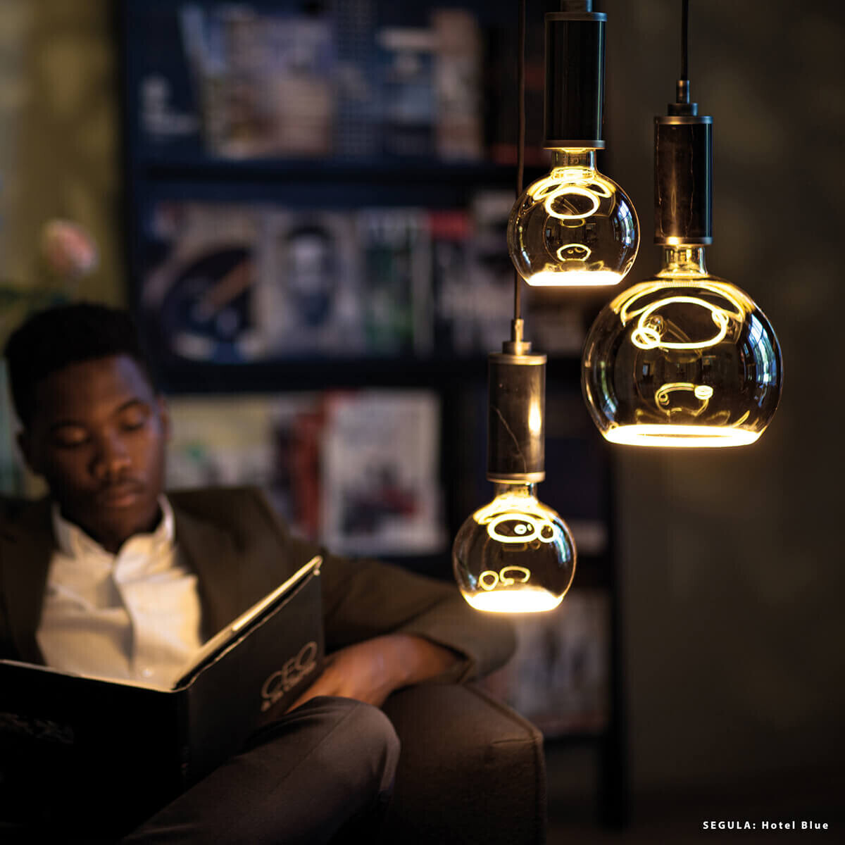 Segula LED floating globe bulb G150 E27 4.5W clear G