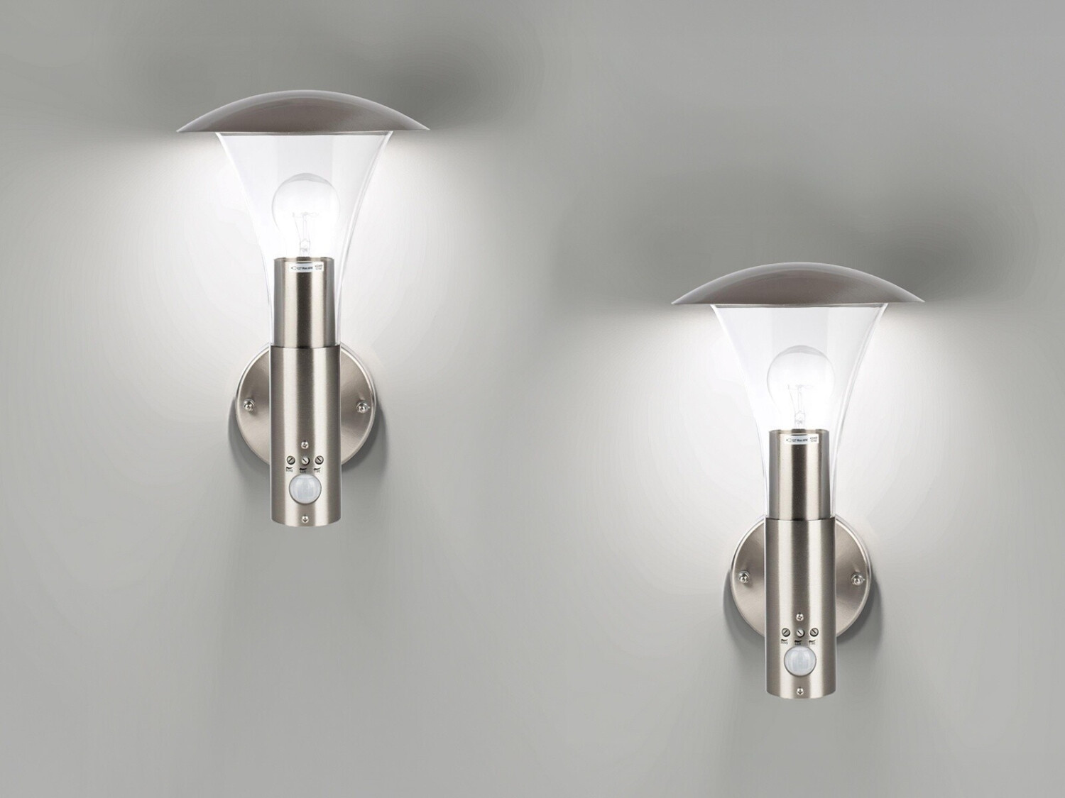 Ranex 2er-Set Wandleuchte Milo mit Bewegungsmelder ab 49,99 ...