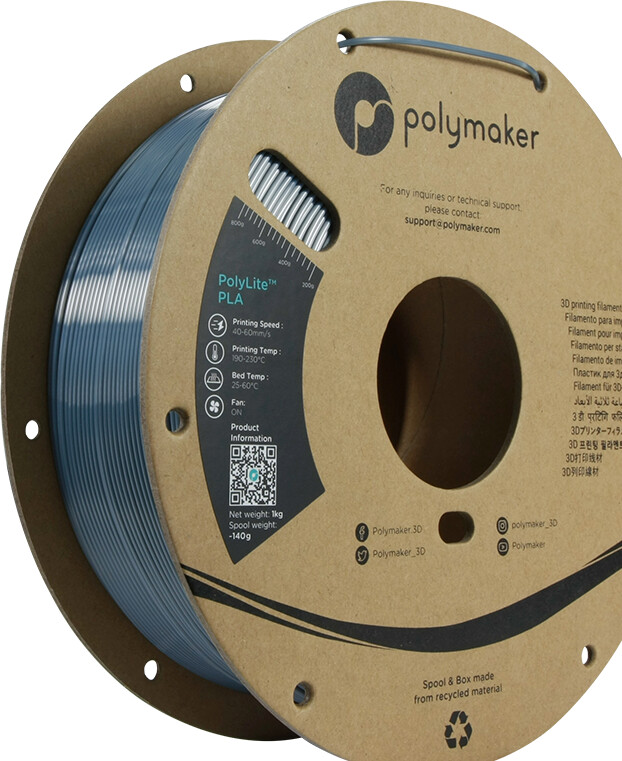 Polymaker PolyLite Silk PLA Chrome - 1,75 mm / 1000 g