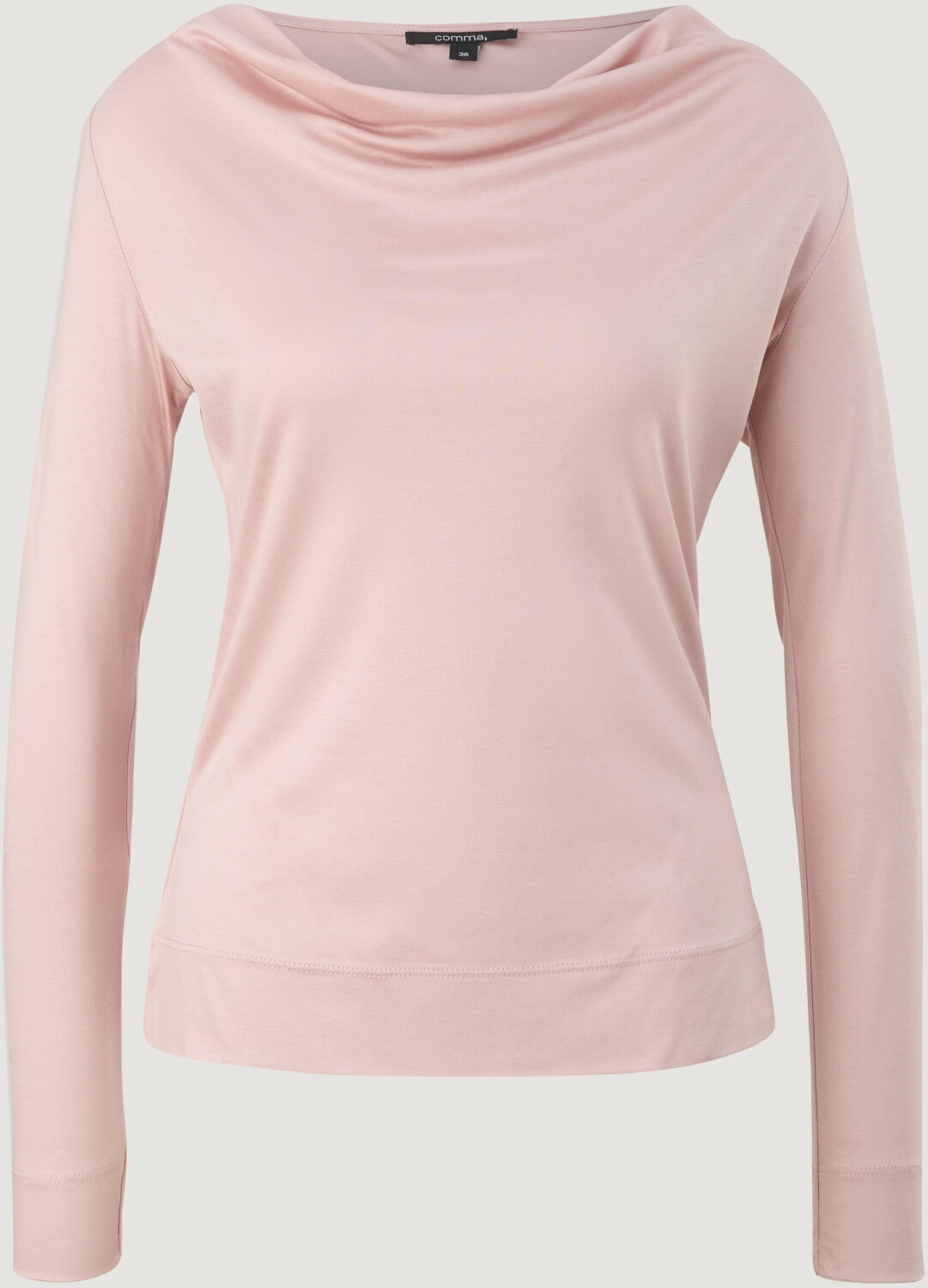 20,75 bei (2120634.4248) € pink | mit Wasserfall-Ausschnitt ab Viskose-Shirt Comma Preisvergleich